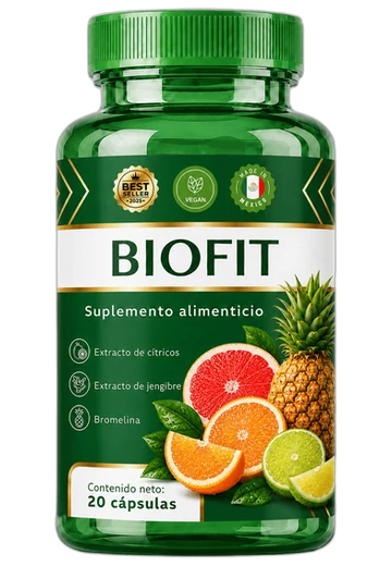 Frasco original de Biofit, disponible solo en el sitio oficial